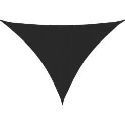 vidaXL - Zonnezeil - Zwart - 3.5 x 3.5 x 4.9 m