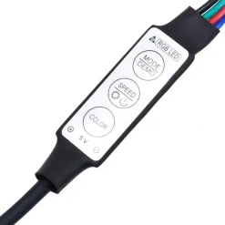 vidaXL - Zwevend LED Nachtkastje met lade en vak - Zwart - Hout - 41x31x45 cm