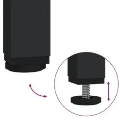 vidaXL Bijzettafels - Industrieel - Bruin eiken - Hout - 40x42x50 cm - Set van 2