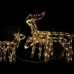 vidaXL 3-delige Kerstverlichting rendieren 229 LED's