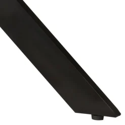 vidaXL Eettafel - Ronde tafel - Massief mangohout en staal - Ø110 cm