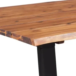vidaXL Eettafel 170x90x75 cm massief acaciahout