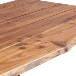 vidaXL Eettafel 170x90x75 cm massief acaciahout