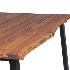 vidaXL Eettafel 170x90x75 cm massief acaciahout