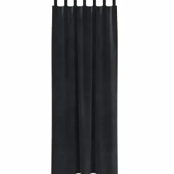 vidaXL Gordijnen met lussen - Verduisterend - Zwart Fluweel - 140x245 cm - 2 St.