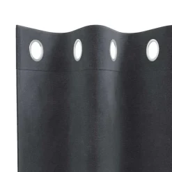 vidaXL Gordijnen met ringen - Lichtgrijs - 140x140 cm - Fluweel - 2 Stuks