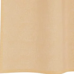 vidaXL Gordijnen van voile met ringen - Zand - 140x245 cm - Stof - 2 Stuks