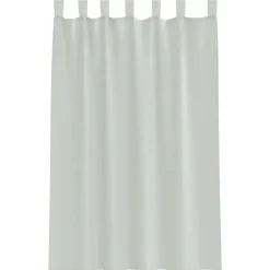 vidaXL Gordijnen van voile met lussen - Lichtgrijs - 140x175 cm - Stof - 2 Stuks