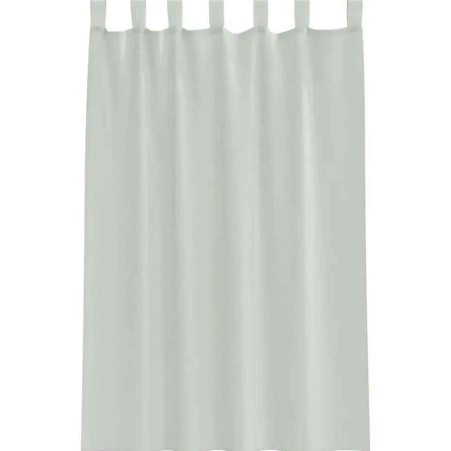 vidaXL Gordijnen van voile met lussen - Lichtgrijs - 140x175 cm - Stof - 2 Stuks