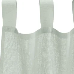 vidaXL Gordijnen van voile met lussen - Lichtgrijs - 140x175 cm - Stof - 2 Stuks