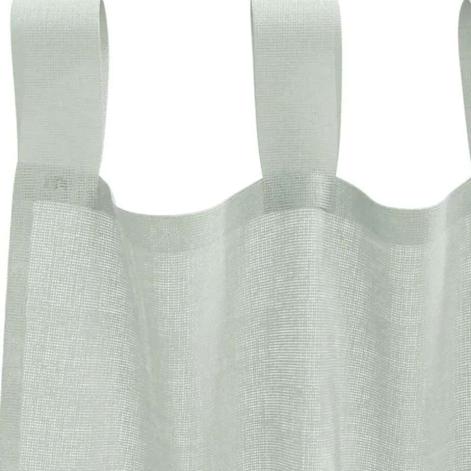 vidaXL Gordijnen van voile met lussen - Lichtgrijs - 140x175 cm - Stof - 2 Stuks