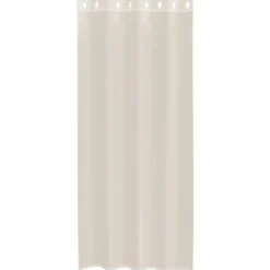 vidaXL Gordijnen van voile met ringen - Crème - 140x225 cm - Stof - 2 Stuks