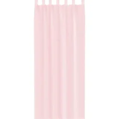 vidaXL Gordijnen van voile met lussen - Lichtroze - 140x260 cm - Stof - 2 Stuks