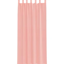 vidaXL Gordijnen van voile met lussen - Roze - 140x245 cm - Stof - 2 Stuks