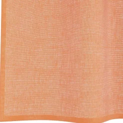 vidaXL Gordijnen van voile met ringen - Terracotta - 140x175 cm - Stof - 2 Stuks