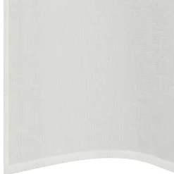 vidaXL Gordijnen van voile met ringen - Wit - 140x245 cm - Stof - 2 Stuks