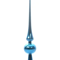 vidaXL Kerstballen set met 300 LED - 120x - Ø3/4/6 cm - Blauw - Kunststof - Mix