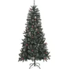 vidaXL kerstboom met standaard 240 cm PVC groen
