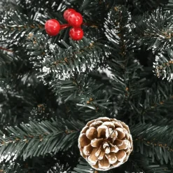 vidaXL kerstboom met standaard 240 cm PVC groen