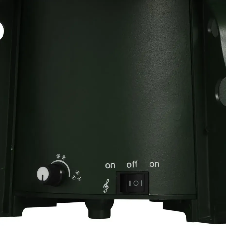 vidaXL Kerstboom sneeuwend met paraplubasis 140 cm groen