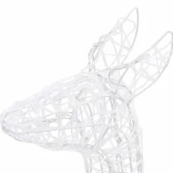 vidaXL Kerstversiering rendierfamilie 300 LED's blauw acryl