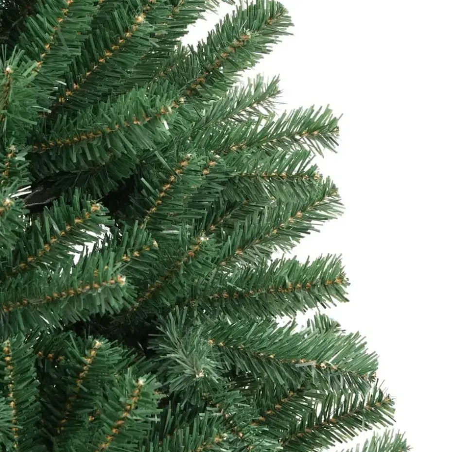 vidaXL Kunstkerstboom met scharnieren met standaard 120 cm groen