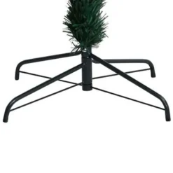 vidaXL Kunstkerstboom met standaard 120 cm glasvezel groen