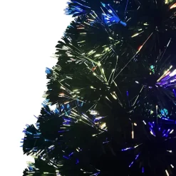 vidaXL Kunstkerstboom met standaard 120 cm glasvezel groen