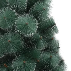 vidaXL Kunstkerstboom met standaard 210 cm PET groen
