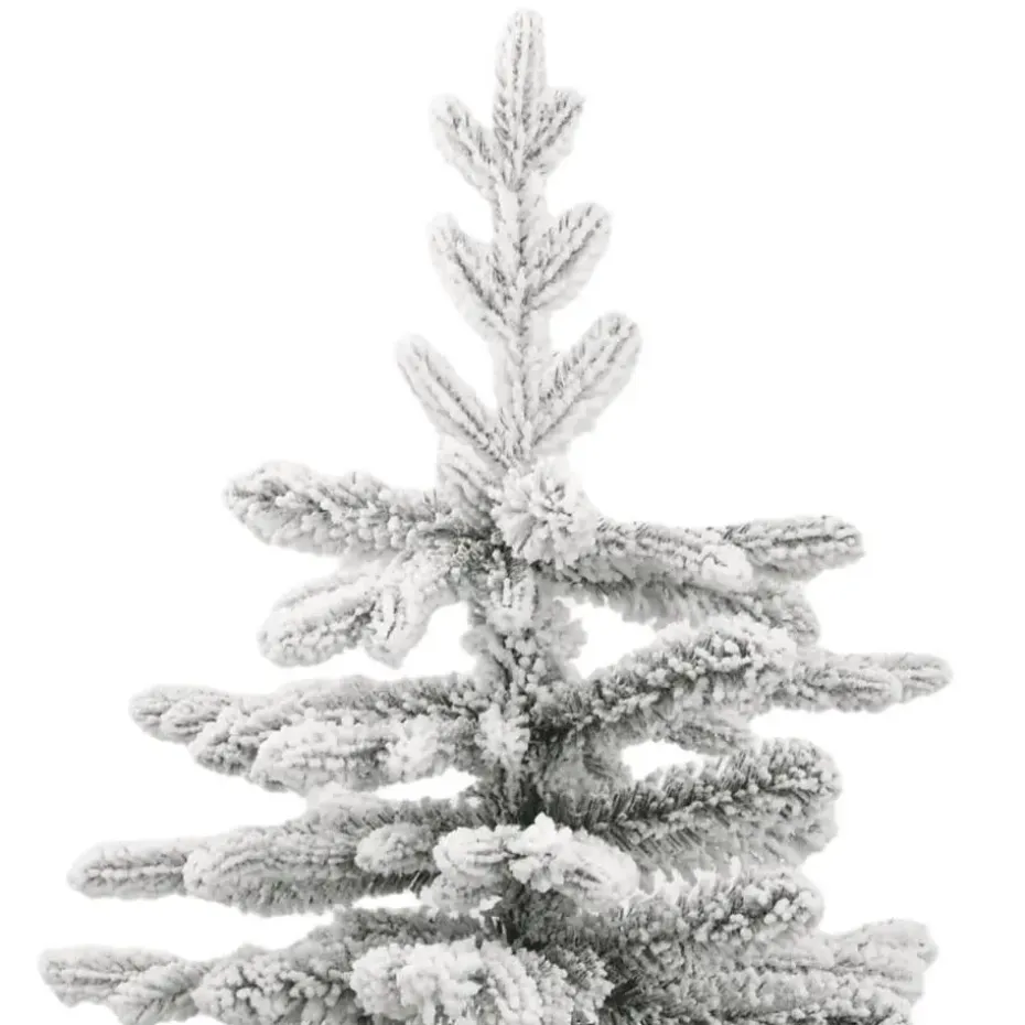 vidaXL Kunstkerstboom met scharnieren en sneeuw 180 cm