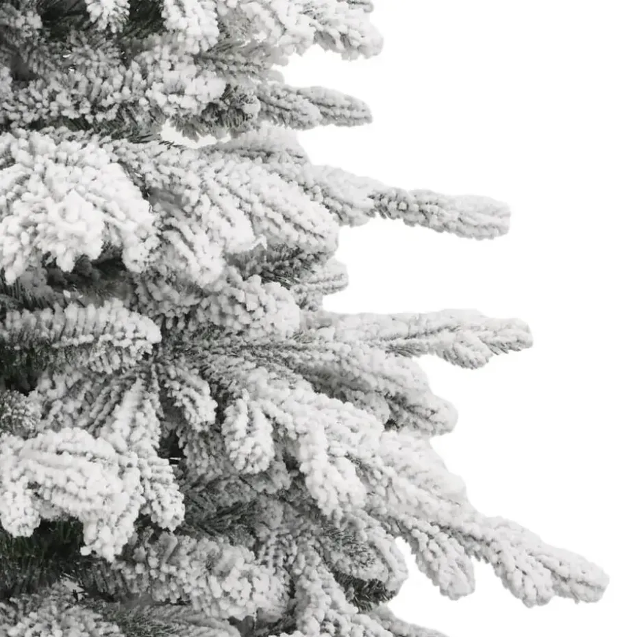 vidaXL Kunstkerstboom met scharnieren en sneeuw 180 cm