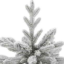 vidaXL Kunstkerstboom met scharnieren en sneeuw 150 cm