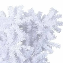 vidaXL Kunstkerstboom met standaard omgekeerd 210 cm wit