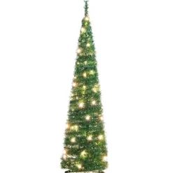vidaXL Kunstkerstboom pop-up 50 LED's 120 cm groen