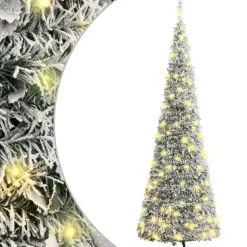 vidaXL Kunstkerstboom pop-up met sneeuw 150 LED's 180 cm