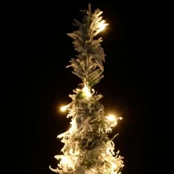 vidaXL Kunstkerstboom pop-up met sneeuw 150 LED's 180 cm