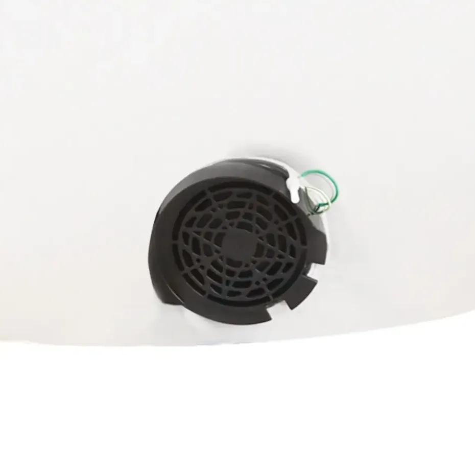 vidaXL Sneeuwpop opblaasbaar met LED's 370 cm