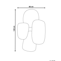 VIERZON - Wandspiegel - Zilver - 80 x 120 cm - Glas