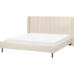 VILETTE - Tweepersoonsbed - Beige - 180 x 200 cm - Bouclé