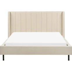 VILETTE - Tweepersoonsbed - Beige - 160 x 200 cm - Bouclé