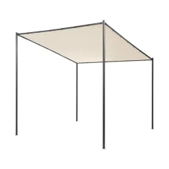 VIMINO - Tuinpaviljoen - Beige - Staal