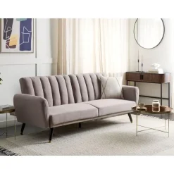 VIMMERBY - Slaapbank - Lichtbruin - Polyester