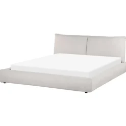 VINAY - Tweepersoonsbed - Beige - 180 x 200 cm - Corduroy