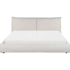 VINAY - Tweepersoonsbed - Beige - 180 x 200 cm - Corduroy