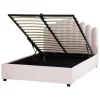 VINCENNES - Bed met opbergruimte - Roze - 140 x 200 cm - Fluweel