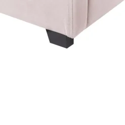 VINCENNES - Bed met opbergruimte - Roze - 140 x 200 cm - Fluweel