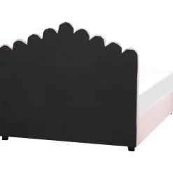 VINCENNES - Bed met opbergruimte - Roze - 140 x 200 cm - Fluweel