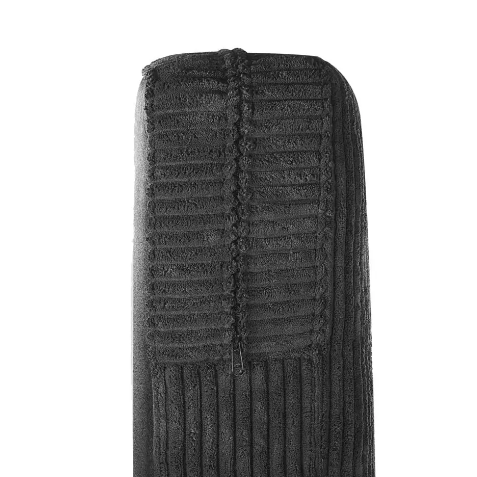 VIND - Fauteuil - Zwart - Corduroy