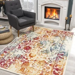 Vintage Van Gogh Vloerkleed Multi Laagpolig - 120x170 CM