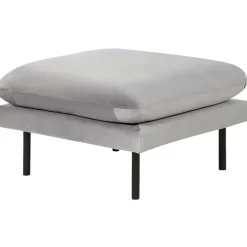 VINTERBRO - Ottomaan - Grijs - Fluweel